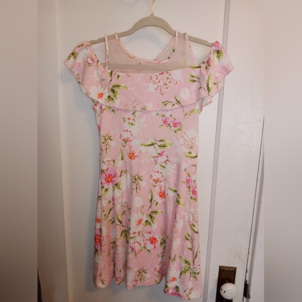 EUC The Children's Place Floral Dress 16